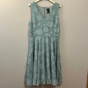 Ann Taylor Sea Foam Blue Dress